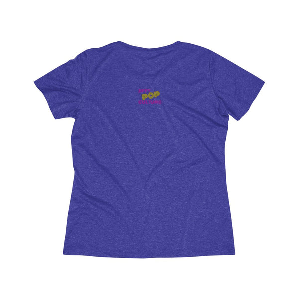 Drink Your Juice Shelby- Women's Heather Wicking Tee